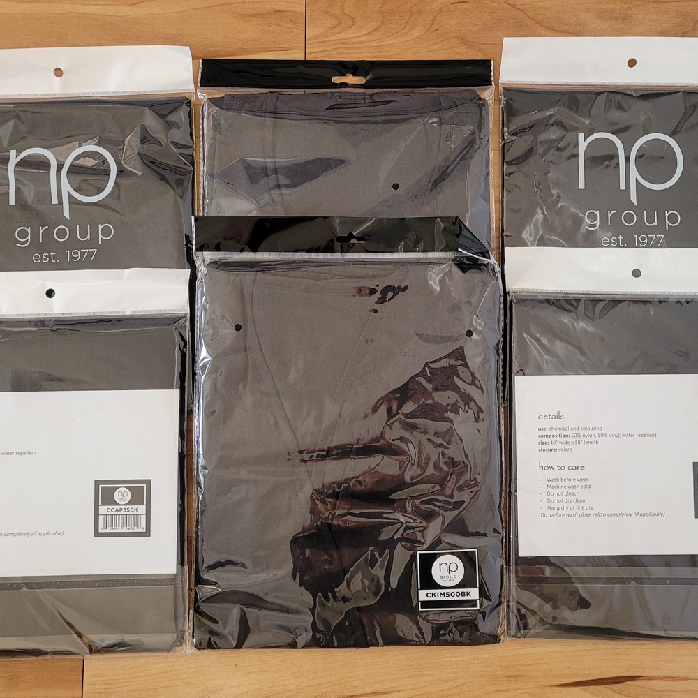 Black NP Group Professional Salon Grade Capes